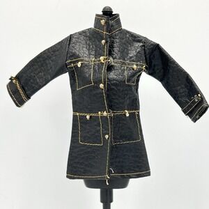 Vintage Barbie Maddie Mod 1970s Generation Gap 1703 Pleather Jacket‎